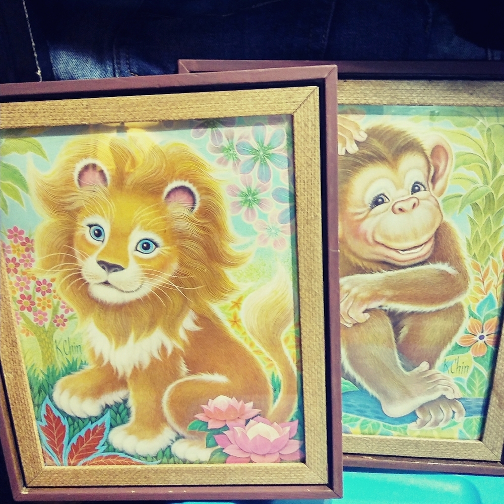 2 K. Chin Lithographs